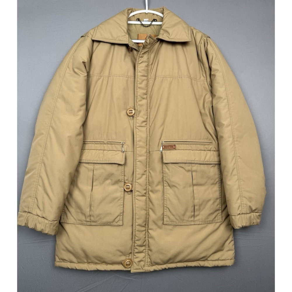 Vintage Pacific Trail Puffer Jacket Mens Large Rancher Down Coat Gorpcore 80s